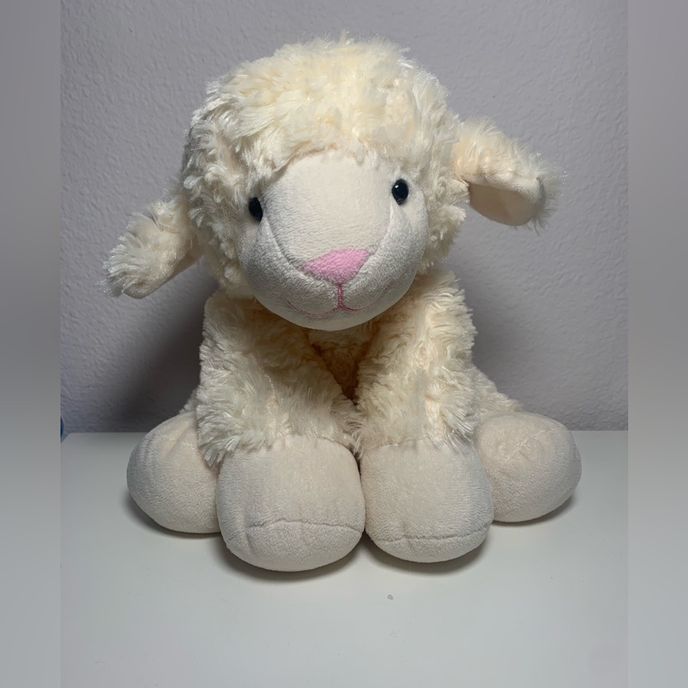 Animal alley, Adorable Cream Plush Lamb Toy